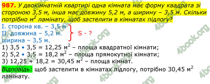 Відповіді Математика 6 клас Істер. ГДЗ