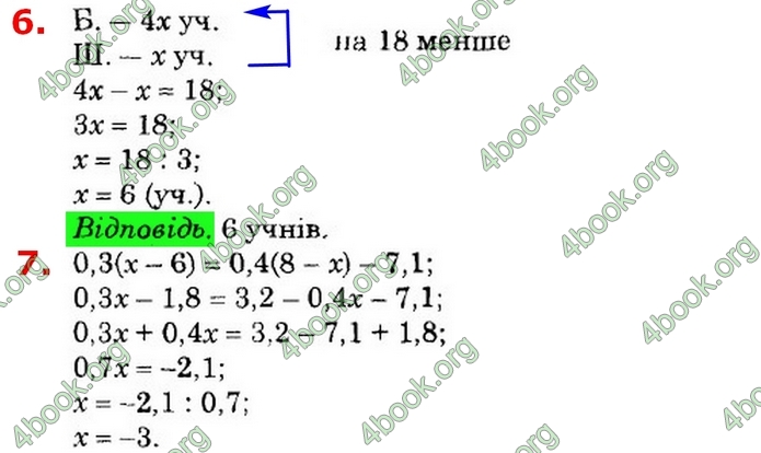 Відповіді Математика 6 клас Істер. ГДЗ