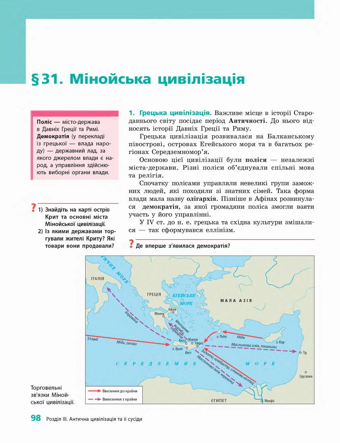 Всесвітня історія. Історія України 6 клас Гісем 2019