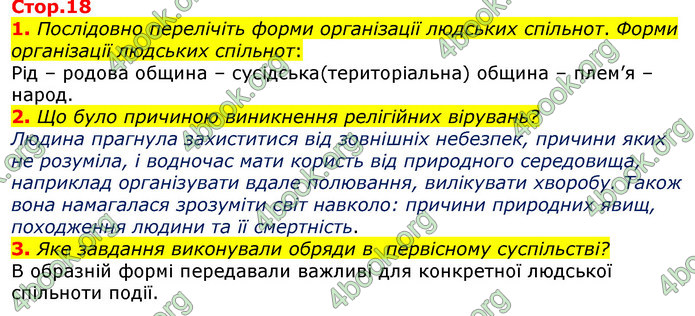 ГДЗ Всесвітня історія 6 клас Гісем 2019