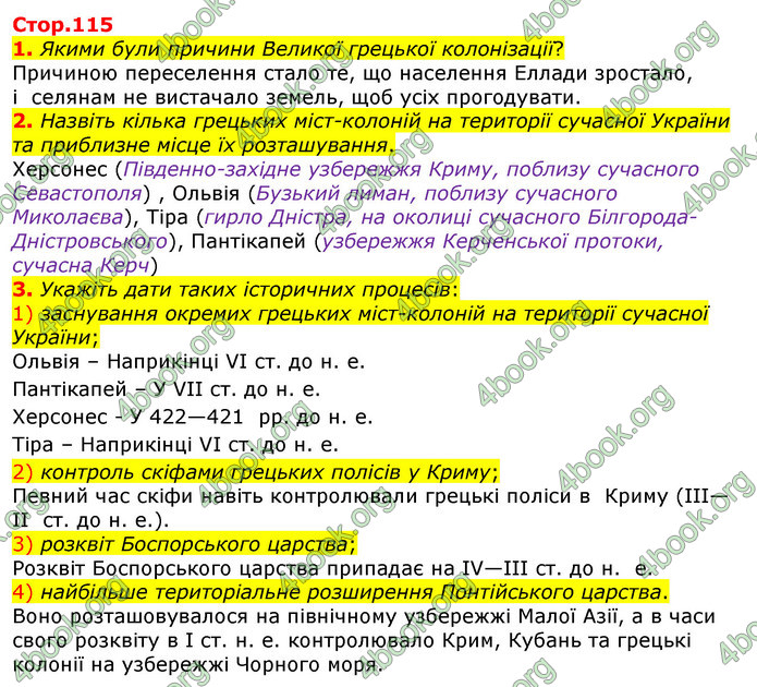 ГДЗ Всесвітня історія 6 клас Гісем 2019