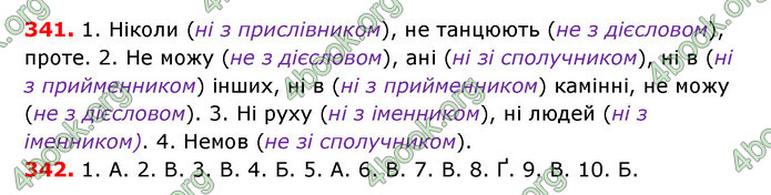 Відповіді Українська мова 7 клас Єрмоленко (2015)