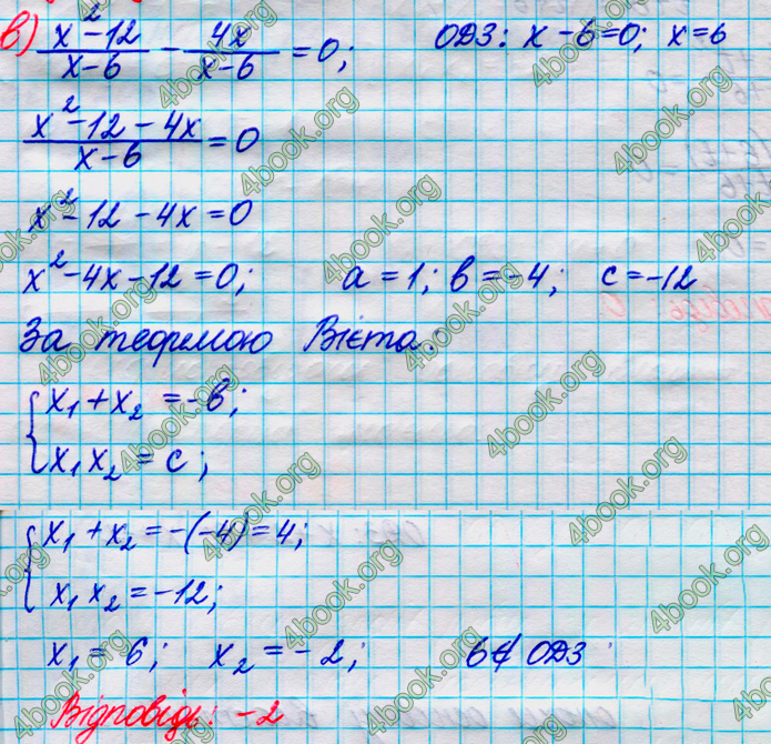 ГДЗ Алгебра 8 клас Кравчук