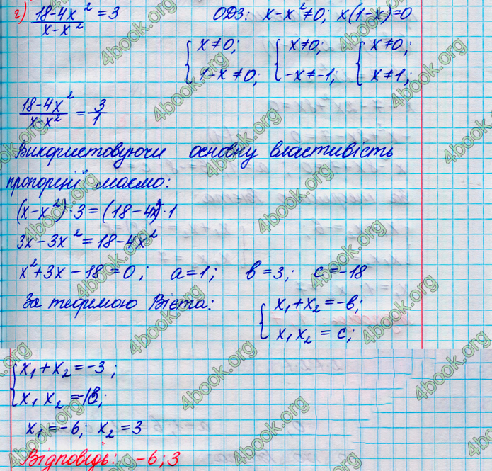 ГДЗ Алгебра 8 клас Кравчук