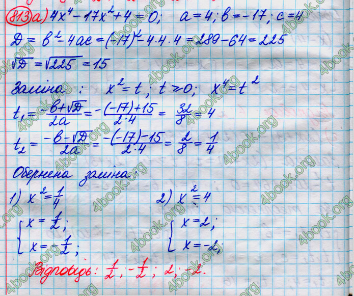 ГДЗ Алгебра 8 клас Кравчук