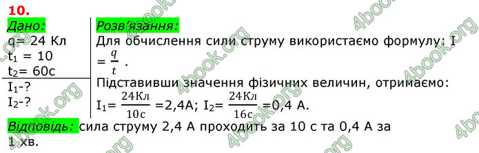 Відповіді Фізика 8 клас Сиротюк 2021-2016