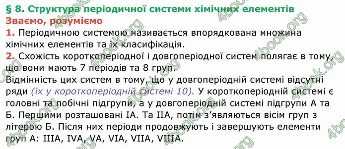 Ответы Хімія 8 клас Ярошенко 2016. ГДЗ