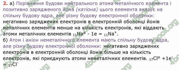 Ответы Хімія 8 клас Ярошенко 2016. ГДЗ