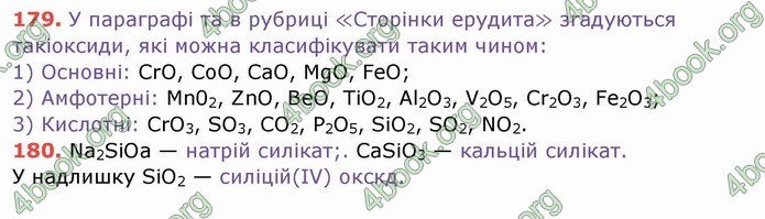 Ответы Хімія 8 клас Ярошенко 2016. ГДЗ