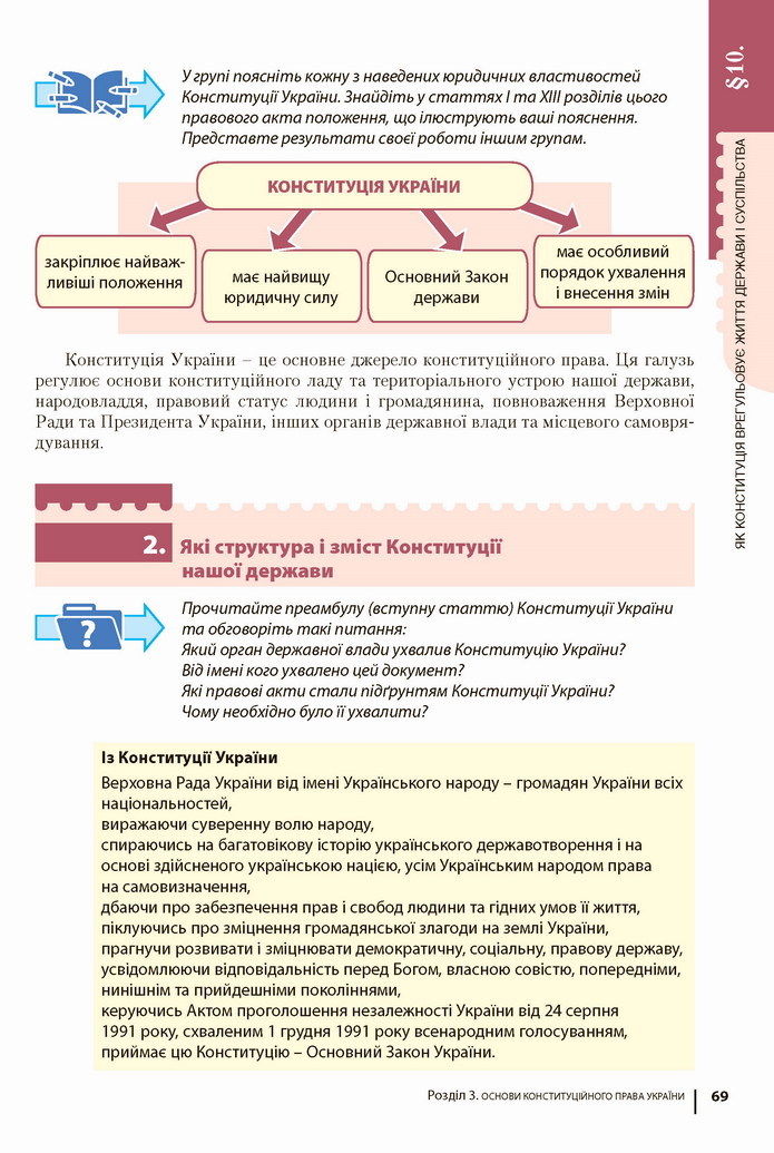 Підручник Основи правознавства 9 клас Ремех