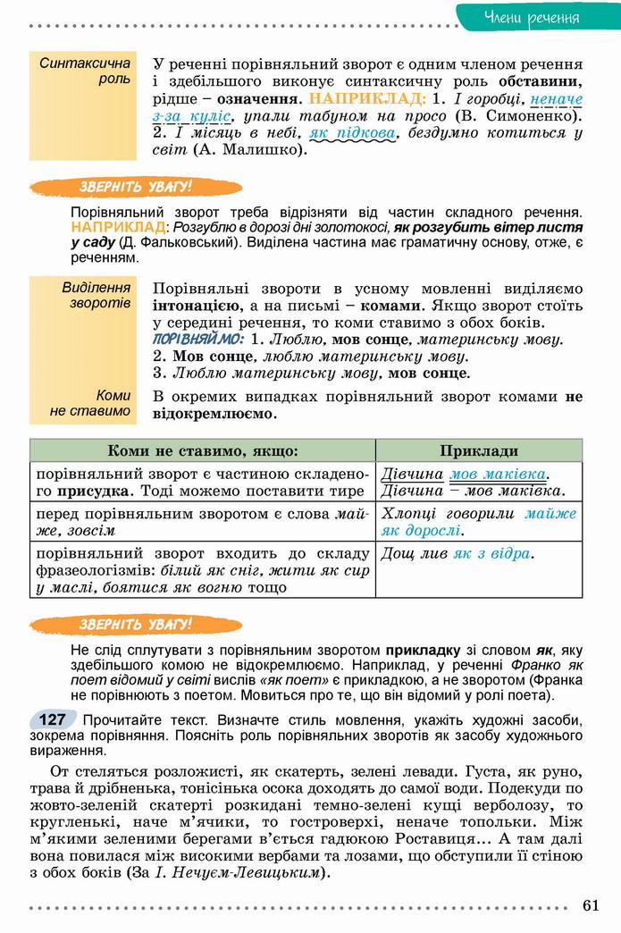 Українська мова 8 клас Заболотний 2021