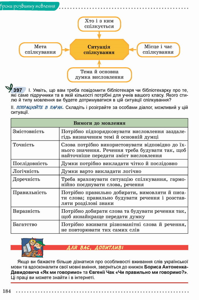 Українська мова 8 клас Заболотний 2021