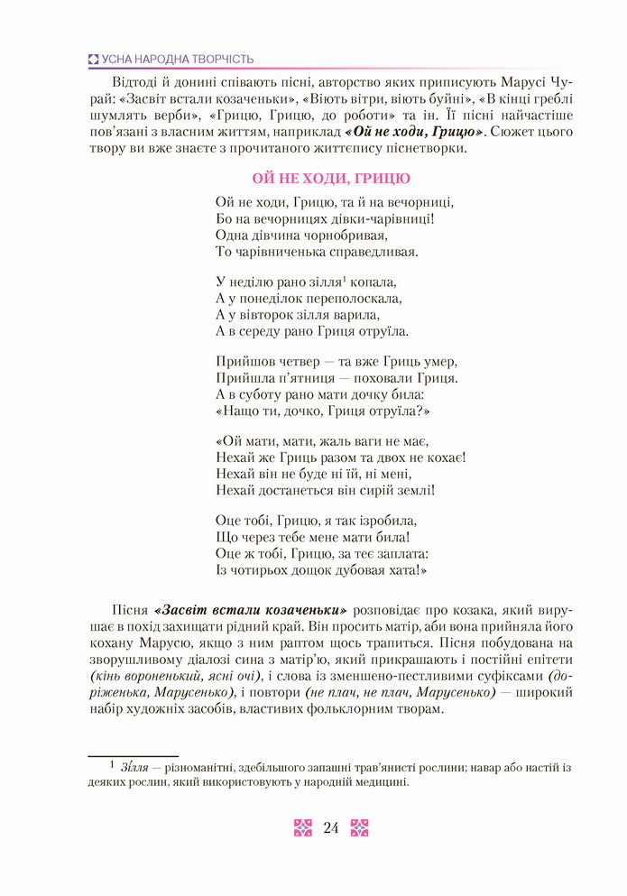 Українська література 8 клас Авраменко 2021