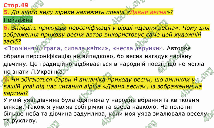 ГДЗ Українська література 8 клас Авраменко 2021