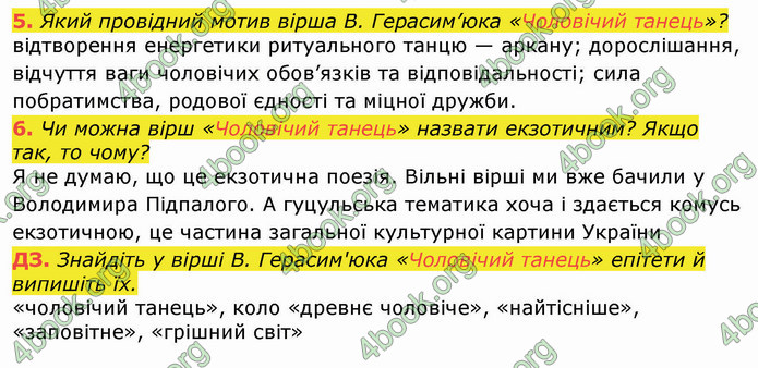 ГДЗ Українська література 8 клас Авраменко 2021