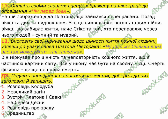 ГДЗ Українська література 8 клас Авраменко 2021