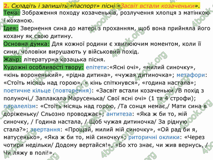 ГДЗ Українська література 8 клас Коваленко 2021