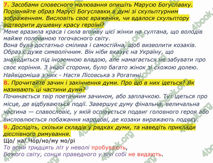 ГДЗ Українська література 8 клас Коваленко 2021