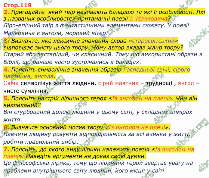 ГДЗ Українська література 8 клас Коваленко 2021