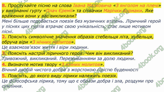 ГДЗ Українська література 8 клас Коваленко 2021