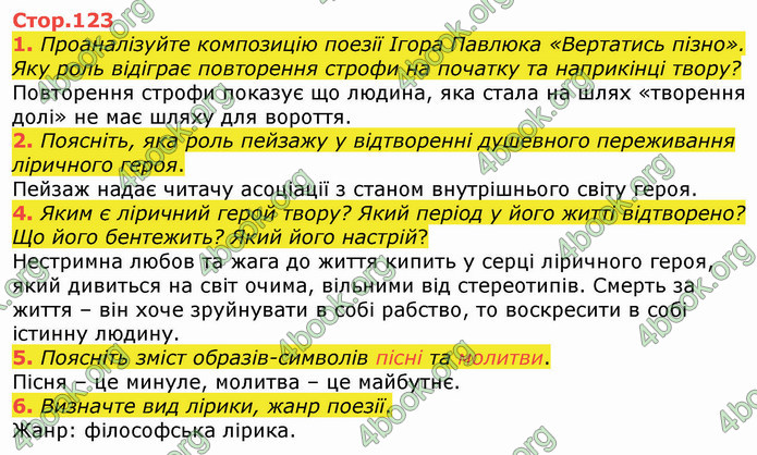 ГДЗ Українська література 8 клас Коваленко 2021