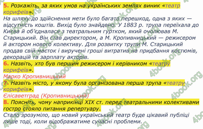 ГДЗ Українська література 8 клас Коваленко 2021