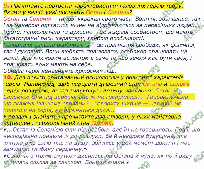 ГДЗ Українська література 8 клас Коваленко 2021