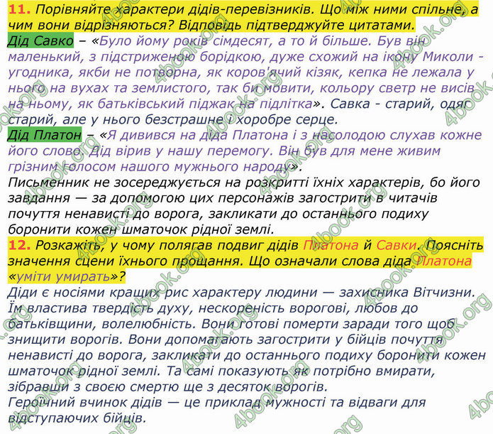 ГДЗ Українська література 8 клас Коваленко 2021