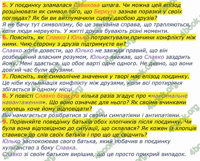 ГДЗ Українська література 8 клас Коваленко 2021