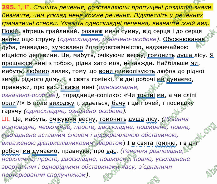 ГДЗ Українська мова 8 клас Заболотний 2021