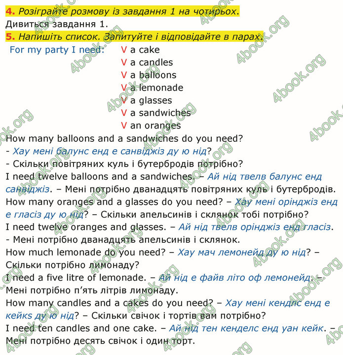 ГДЗ Англійська мова 4 клас Карпюк 2021