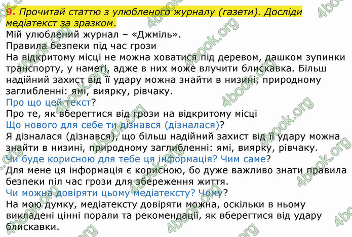 ГДЗ Українська мова 4 клас Вашуленко 2021 (1 частина)