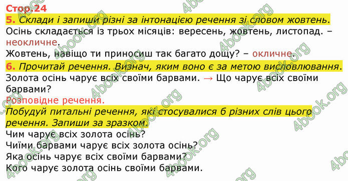 ГДЗ Українська мова 4 клас Вашуленко 2021 (1 частина)