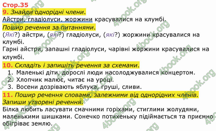 ГДЗ Українська мова 4 клас Вашуленко 2021 (1 частина)