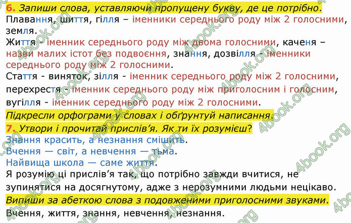 ГДЗ Українська мова 4 клас Вашуленко 2021 (1 частина)