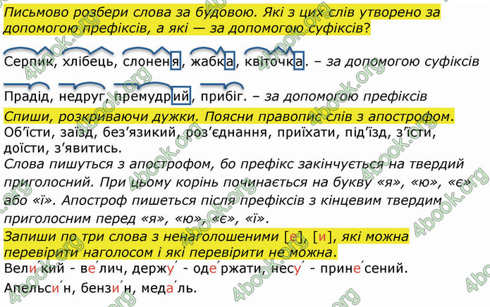 ГДЗ Українська мова 4 клас Вашуленко 2021 (1 частина)