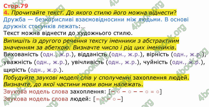 ГДЗ Українська мова 4 клас Вашуленко 2021 (1 частина)