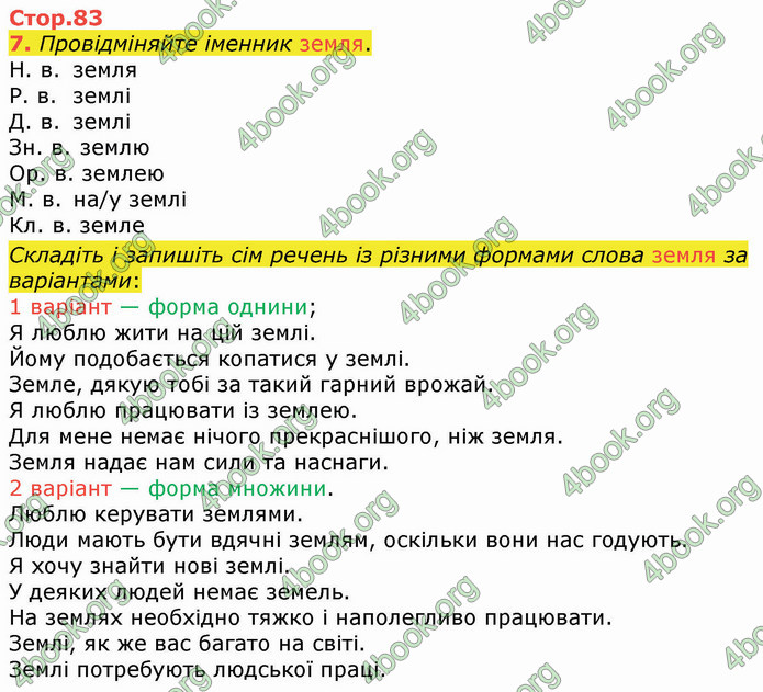 ГДЗ Українська мова 4 клас Вашуленко 2021 (1 частина)