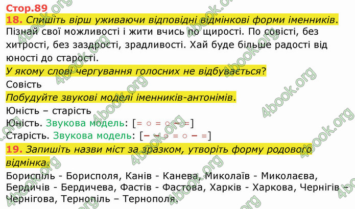 ГДЗ Українська мова 4 клас Вашуленко 2021 (1 частина)