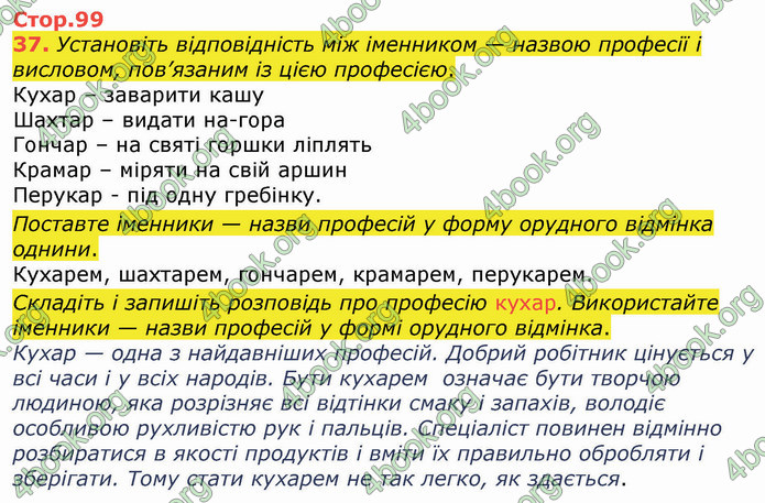 ГДЗ Українська мова 4 клас Вашуленко 2021 (1 частина)