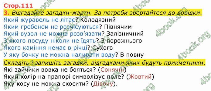 ГДЗ Українська мова 4 клас Вашуленко 2021 (1 частина)