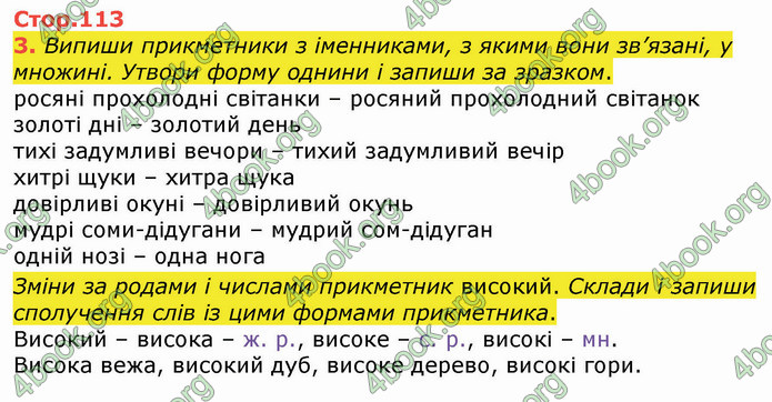 ГДЗ Українська мова 4 клас Вашуленко 2021 (1 частина)