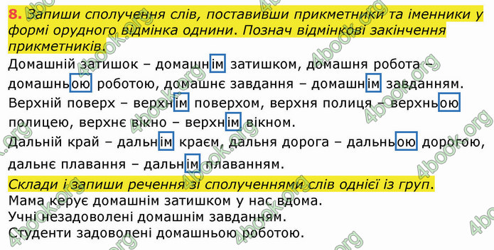 ГДЗ Українська мова 4 клас Вашуленко 2021 (1 частина)