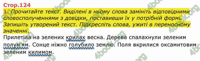 ГДЗ Українська мова 4 клас Вашуленко 2021 (1 частина)