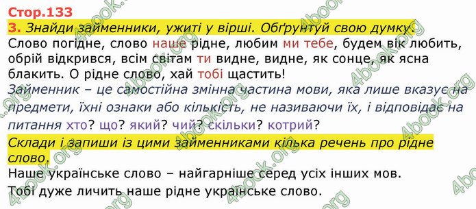 ГДЗ Українська мова 4 клас Вашуленко 2021 (1 частина)