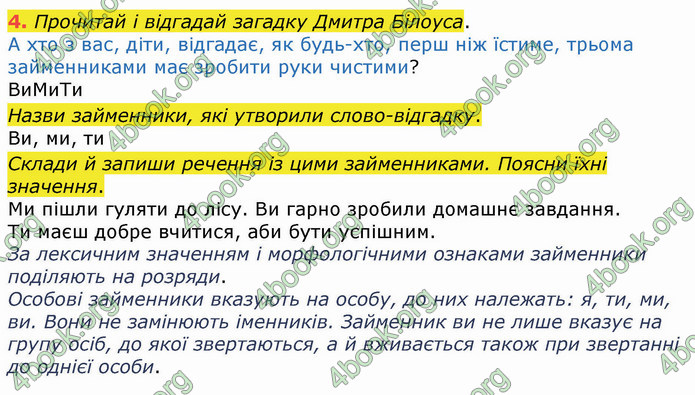 ГДЗ Українська мова 4 клас Вашуленко 2021 (1 частина)