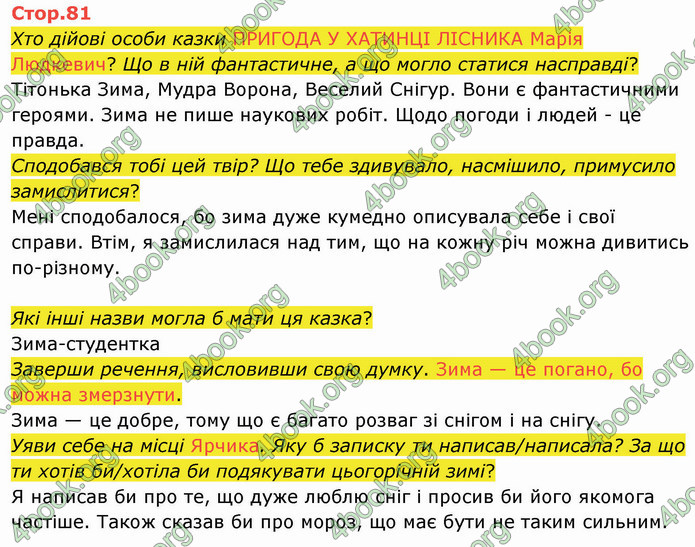 ГДЗ Українська мова 4 клас Савченко 2021