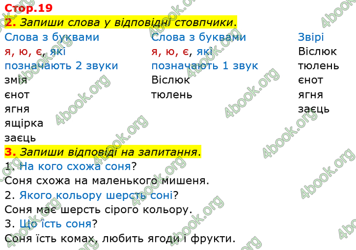 ГДЗ Зошит Українська мова 2 клас Большакова