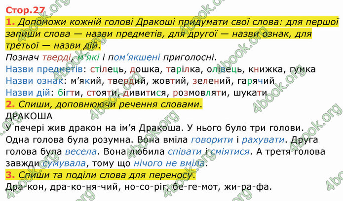 ГДЗ Зошит Українська мова 2 клас Большакова