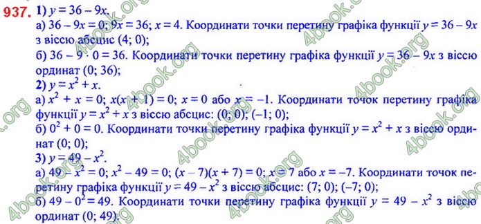 Відповіді Алгебра 7 клас Мерзляк 2020